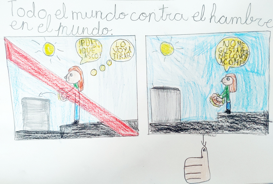 Mención Formato viñeta: Carmen López Laguna - CEIP Sor Ángela de la Cruz (Sevilla) Image