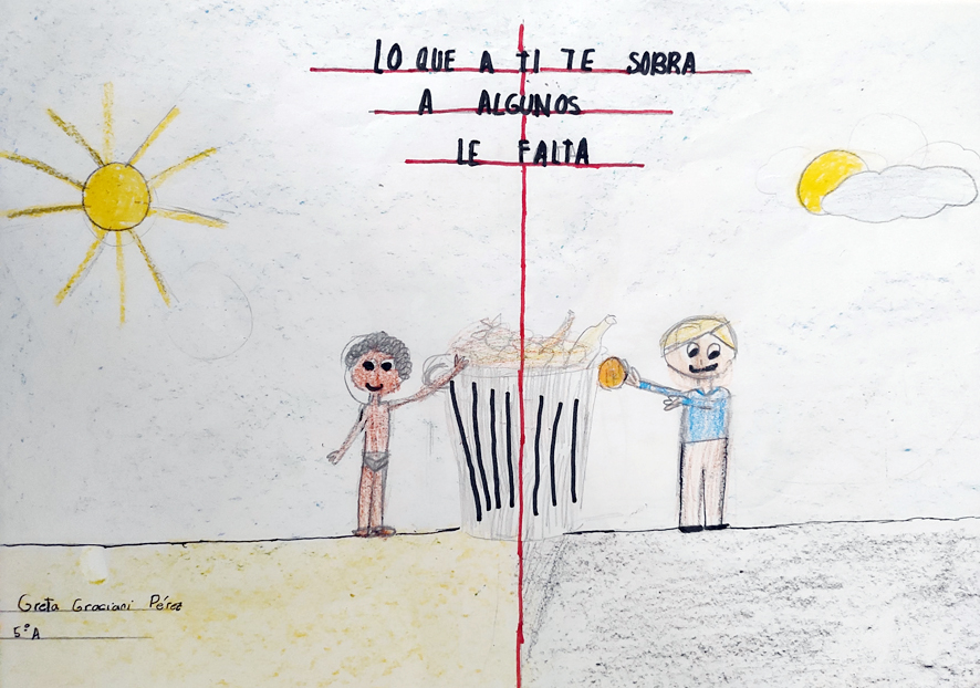 Mención Mensaje solidario: Greta Graciani Pérez - CEIP Sor Ángela de la Cruz (Sevilla) Image