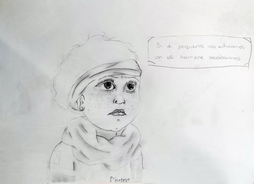 Mención Expresividad: Marina Oumou Gómez - CEIP Sor Ángela de la Cruz (Sevilla) Image