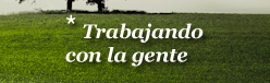Trabajando con la gente